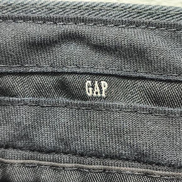 Gap Pants Mens 34X32 Gray Chino Straight Leg Stretch Casual Preppy Y2K Office - Picture 4 of 12